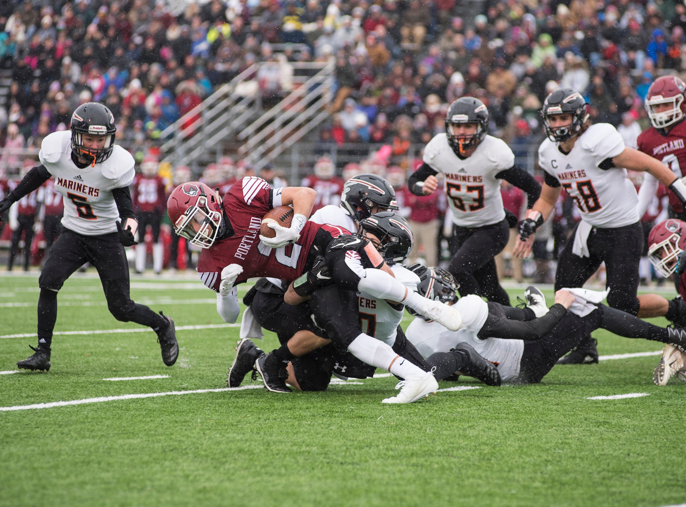 Marine City Football Falls To Portland 35 14 In D5 State Semifinal