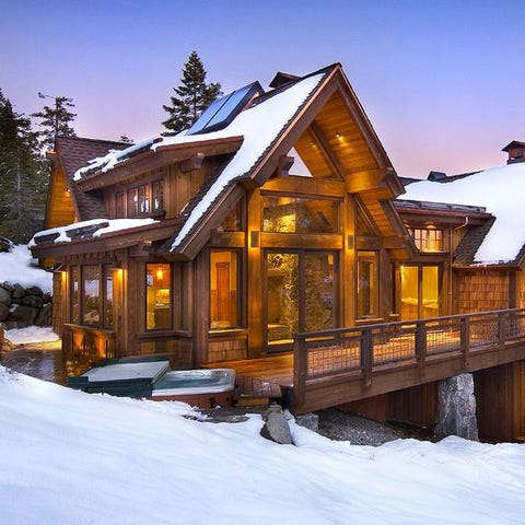 This five-bedroom rental in Alpine Meadows,...