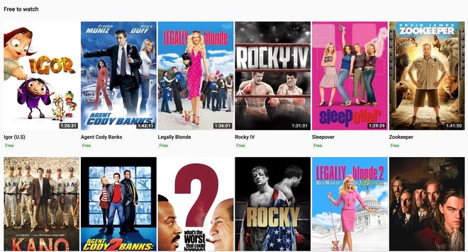 Youtube Now Offers Free Movies Including Rocky Pink Panther Films