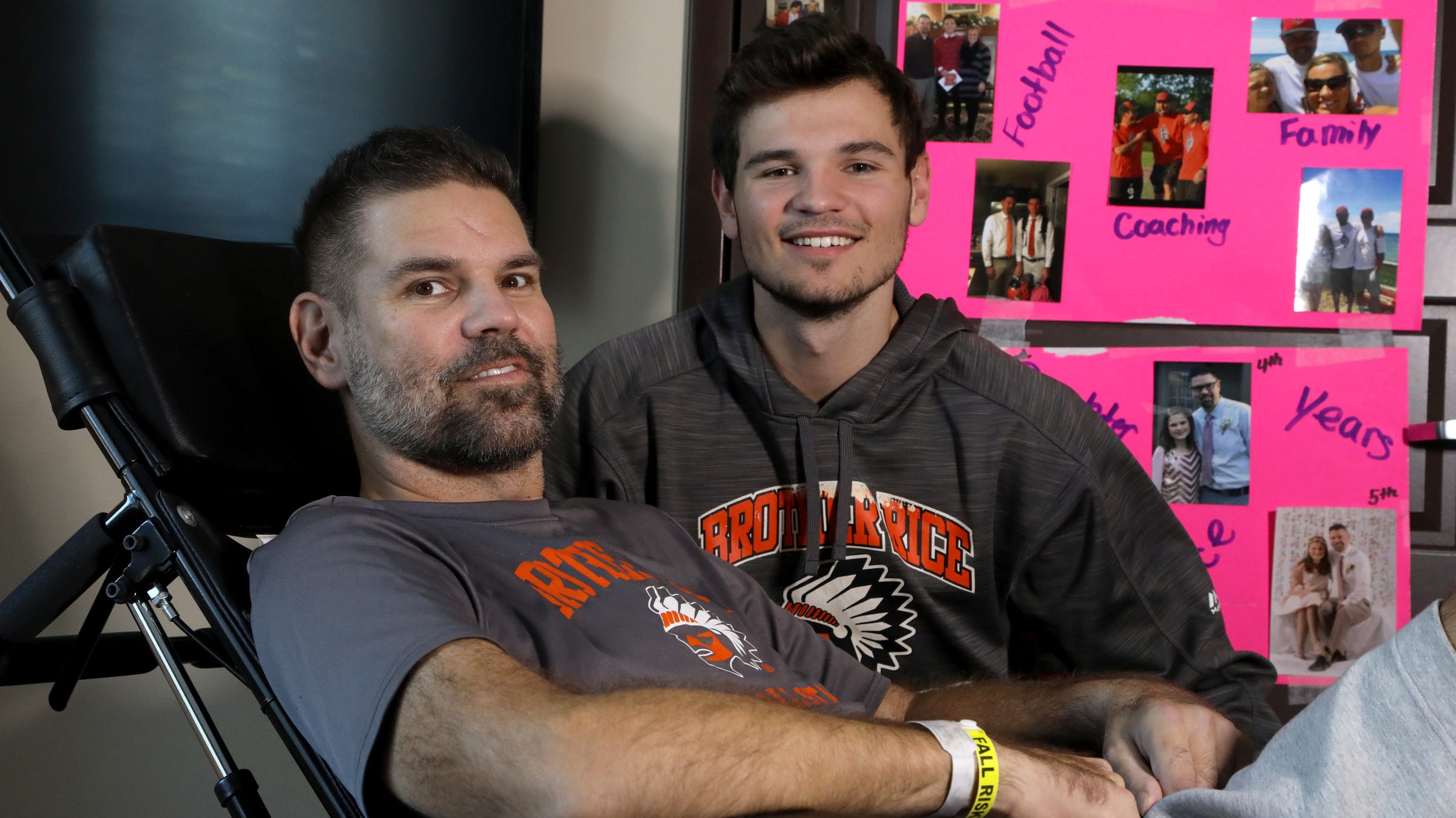 Brother Rice football coach in horrific crash: Tale of hope