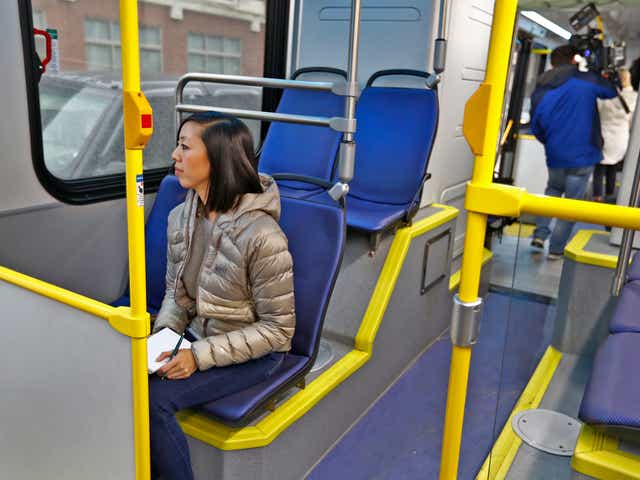 This Is What It S Like To Ride The Red Line Rapid Transit Buses