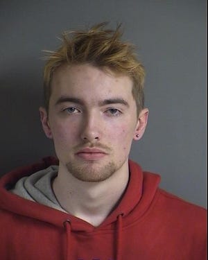 Devon Skyler Morrison, 20, is being held at the Johnson County Jail after police arrested him on charges relating to crashing a car into a home early Sunday.