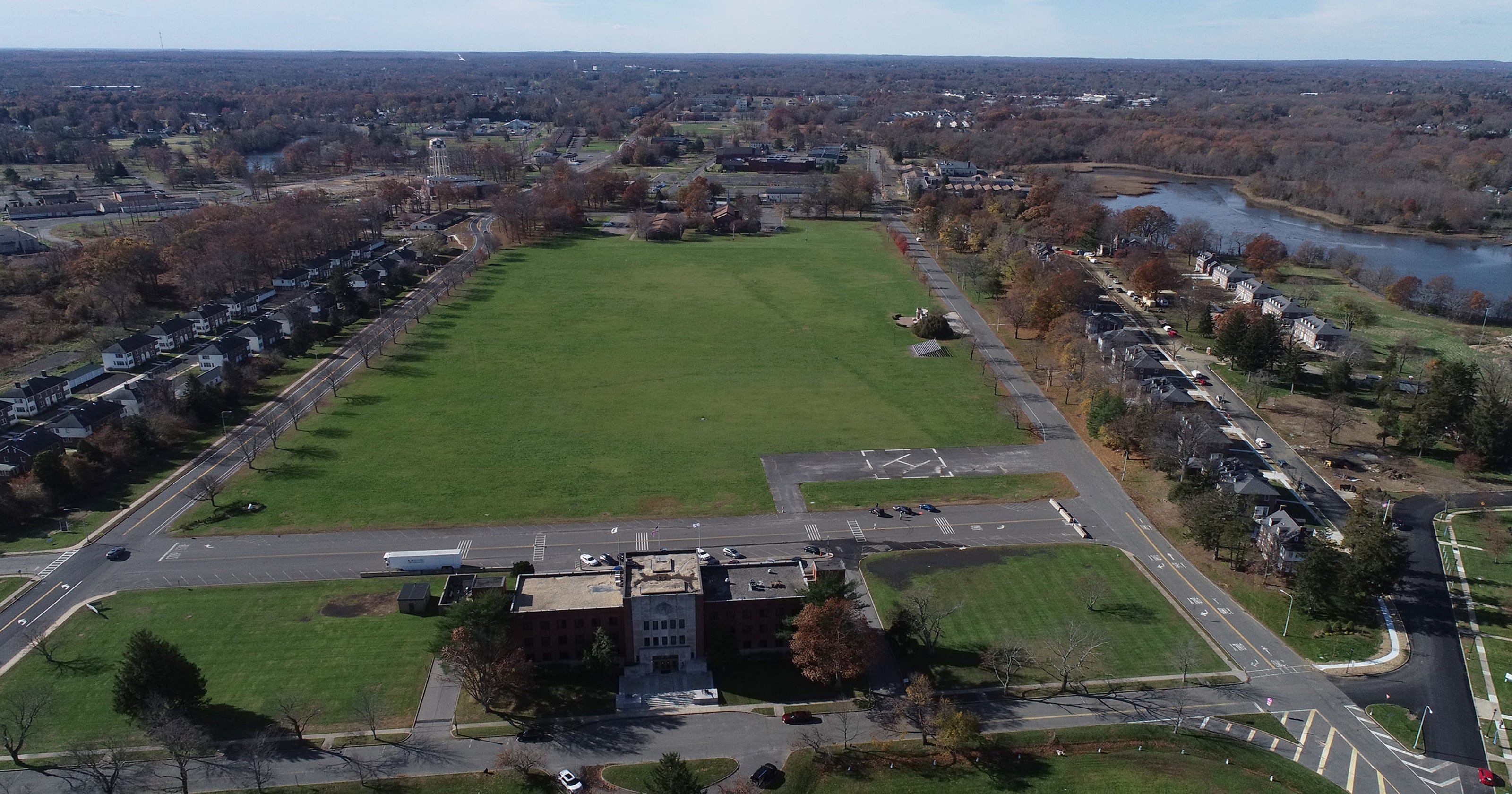 Fort Monmouth, a sky view Mustsee drone video of landmarks
