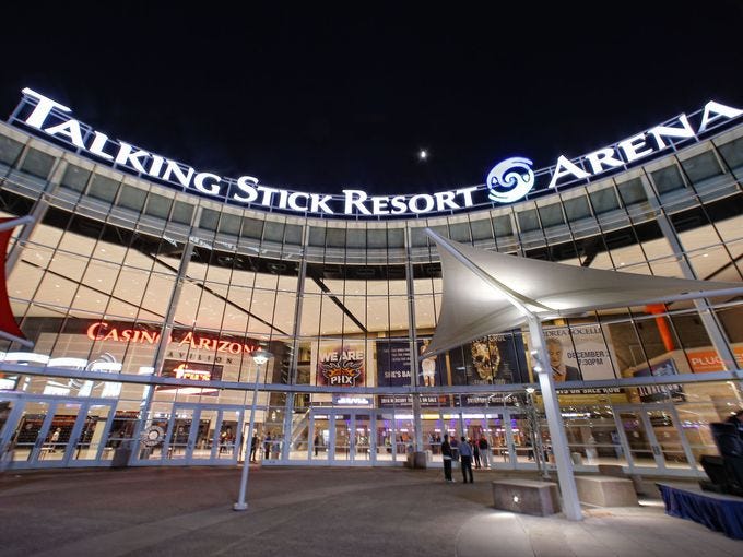 Phoenix Suns Us Airways Center Seating Chart