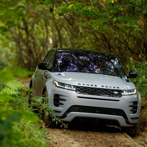 The 2020 Land Rover Range Rover Evoque luxury SUV.