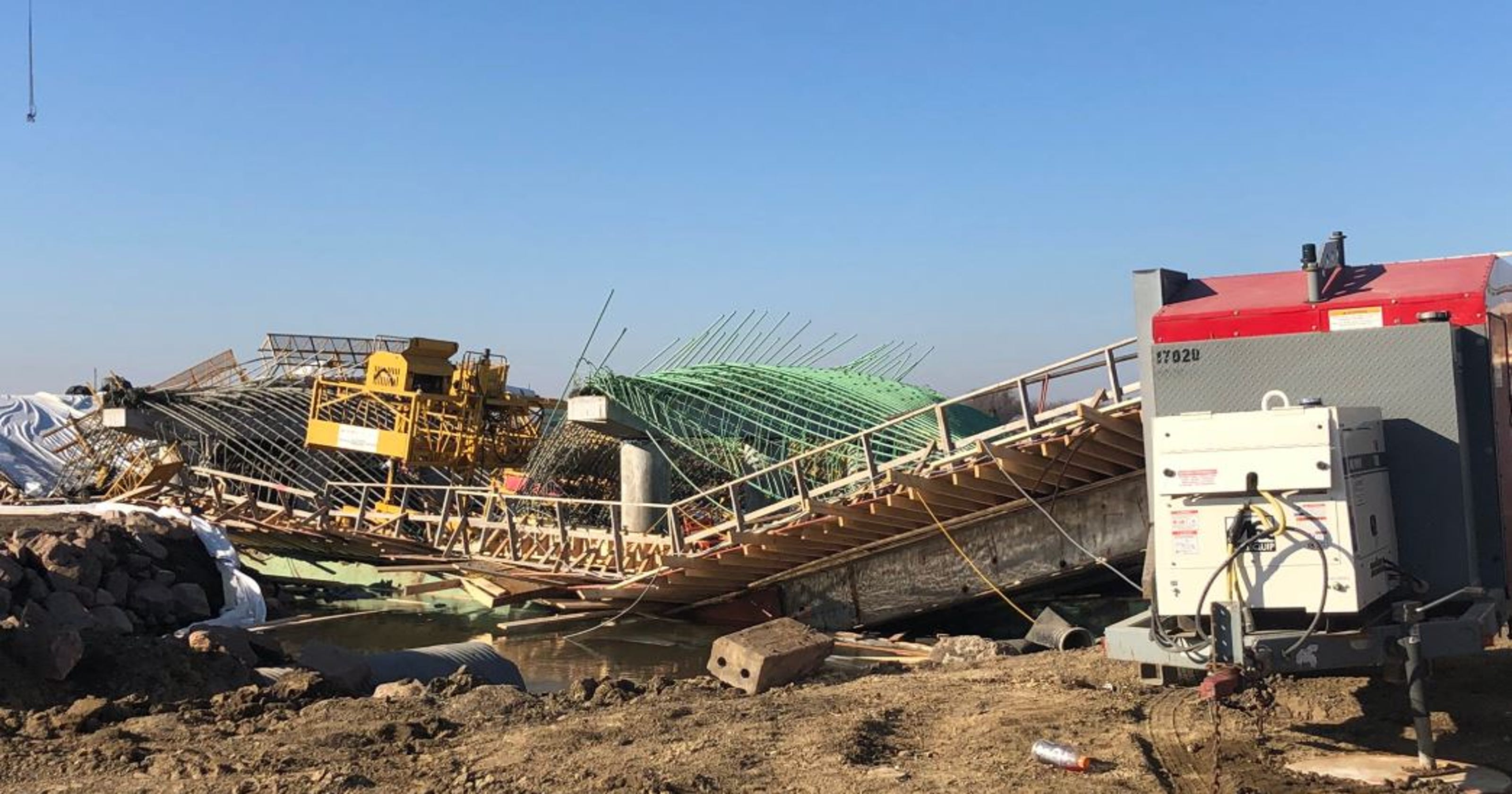 Sheriff Three injured in bridge collapse near Hurley