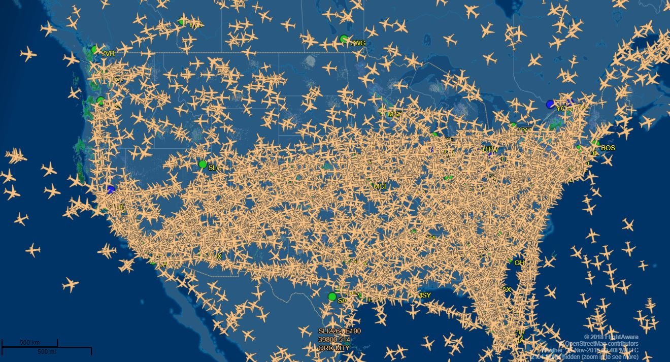 Live Flight Tracking Of Planes On The Busiest Travel Day Of The Year
