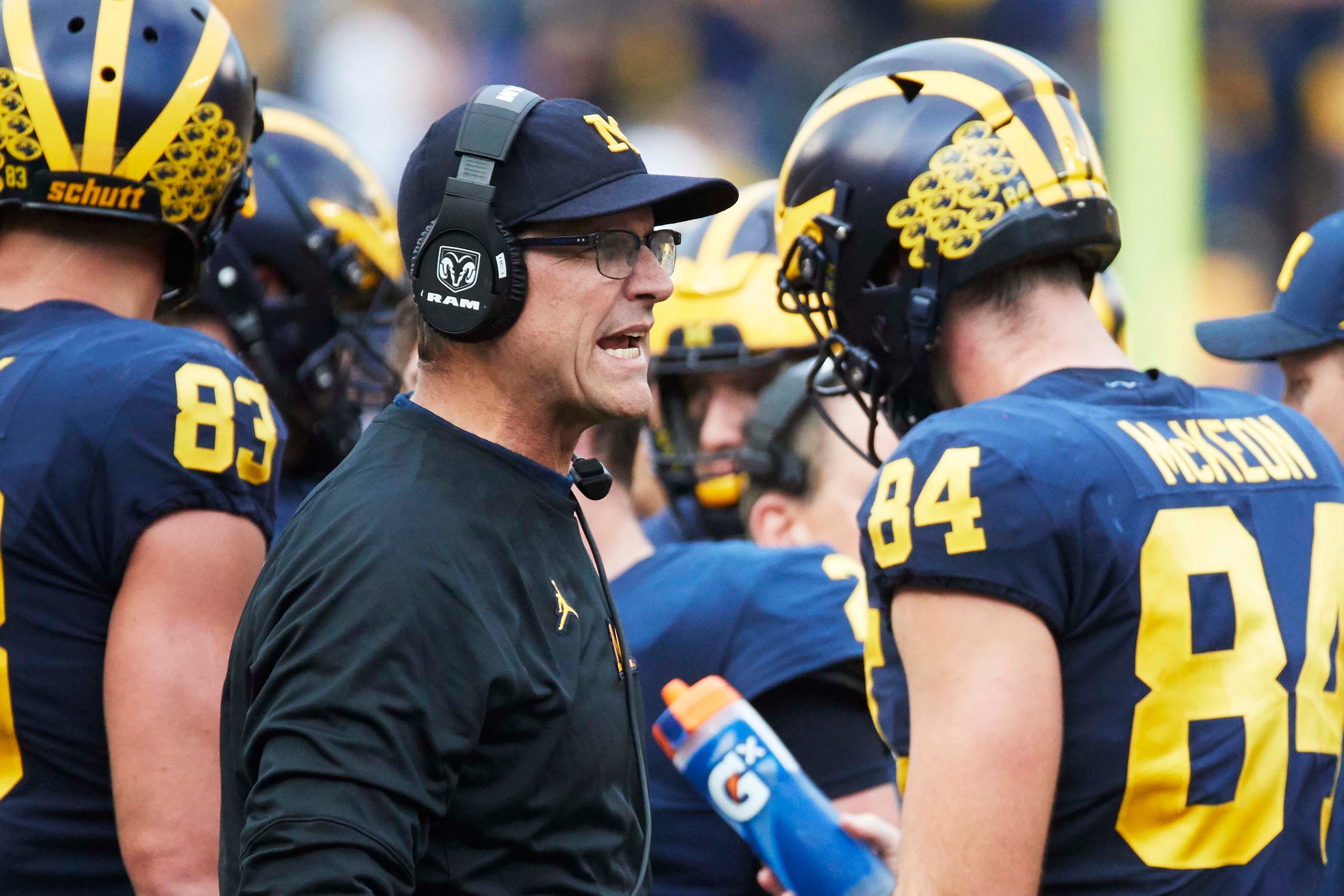 Jim Harbaugh Backs College Football Players Entering Nfl