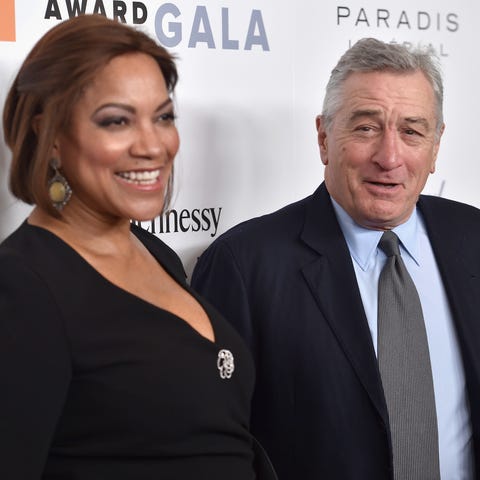 Robert De Niro and Grace Hightower attend the...