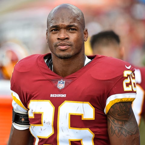 Adrian Peterson is having a big year with the...