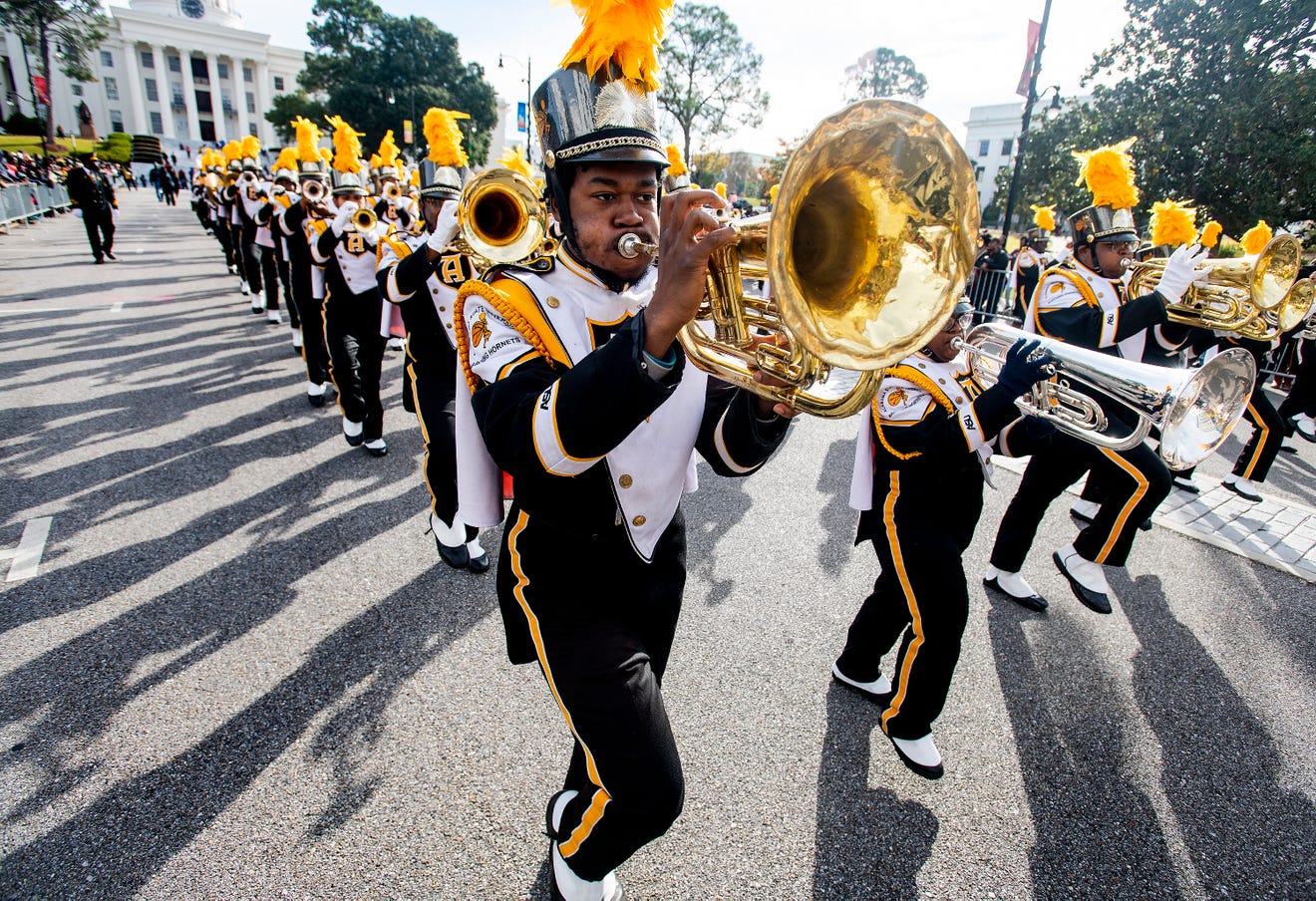 Rose Bowl Parade features Alabama State Mighty Marching Hornets