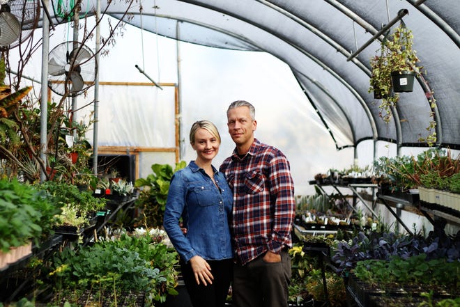 Jessica and Ryan Jerrell, owners of Dig It Gardens.