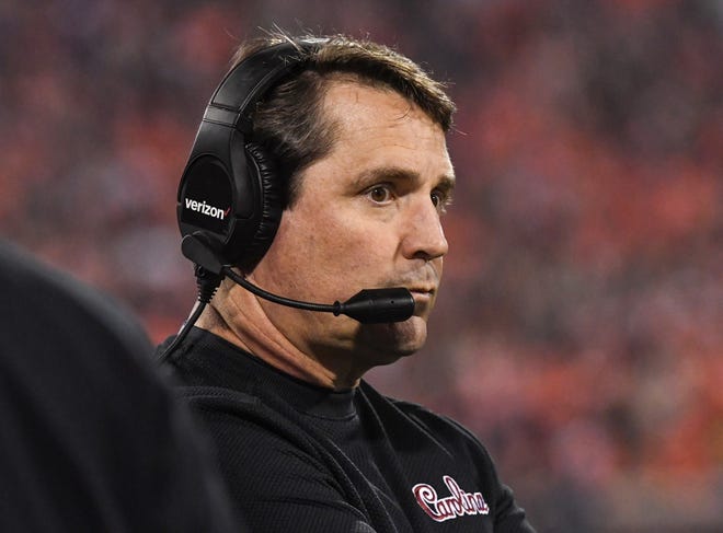 South Carolina coach Will Muschamp and three of his assistants received contract extensions on Tuesday