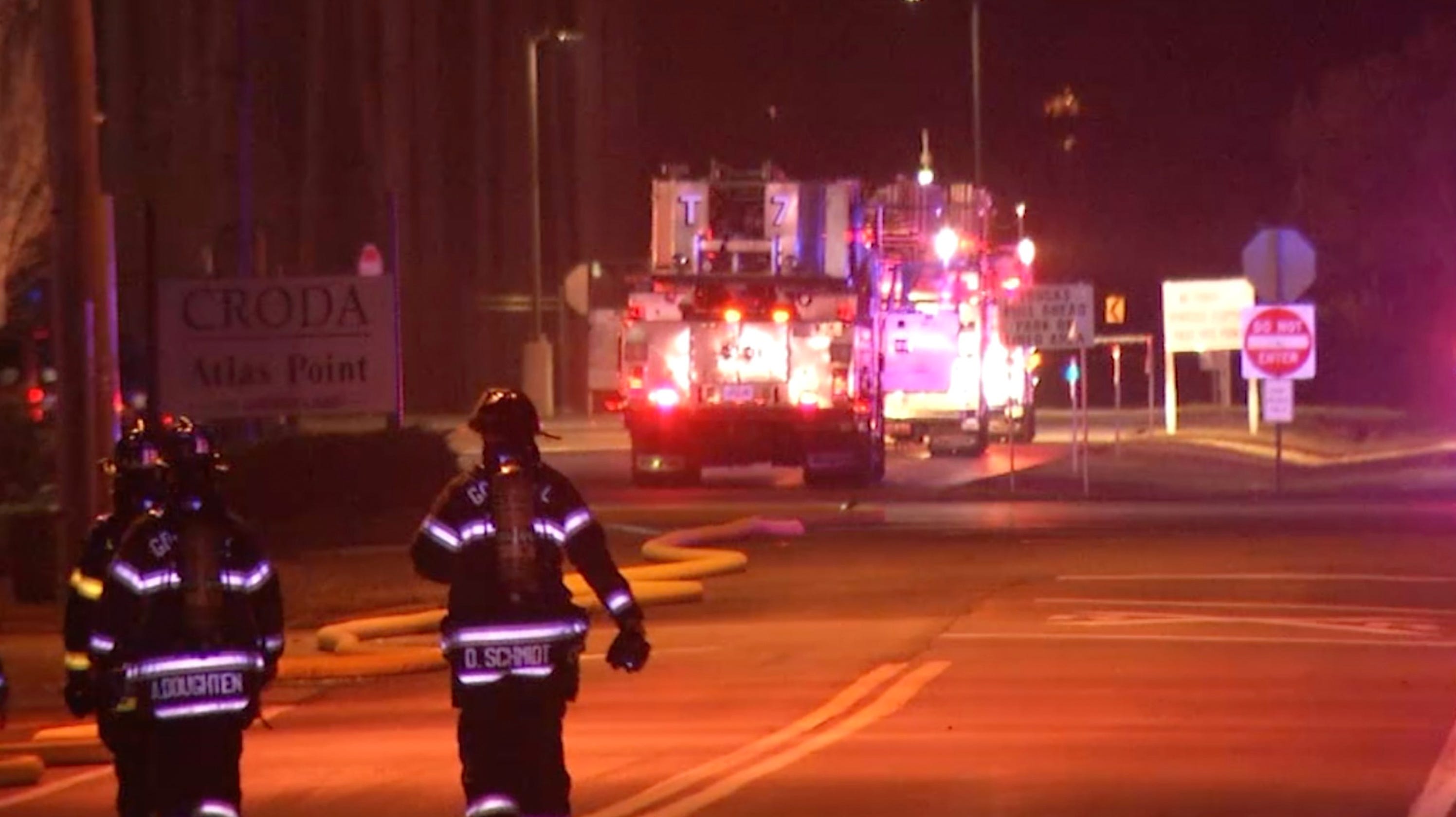 Delaware Memorial Bridge Fire - o5rkzh8