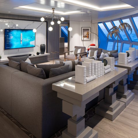 The biggest suites on Celebrity Edge are its two...