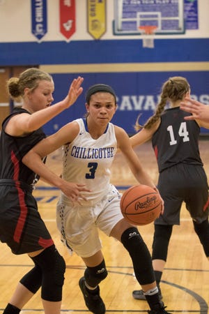Chillicothe High School's girls basketball team defeated Logan 44-40 on Wednesday as Makenize Greene scored 21 points for the Cavs.