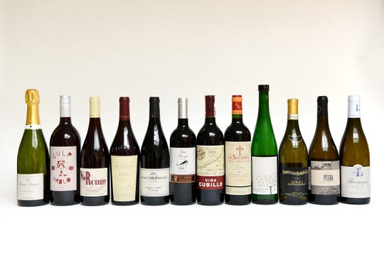 The 12 Sharon Sevrens wines from Amanti Vino selected for the mixed case. Shown in Montclair on Wednesday, November 28, 2018. 