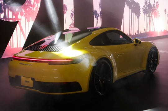 The 2020 Porsche 911 is unveiled at the Porsche Experience Center in Los Angeles ahead of the LA Auto Show. It packs 23 more horsepower and more tech over the last gen.
