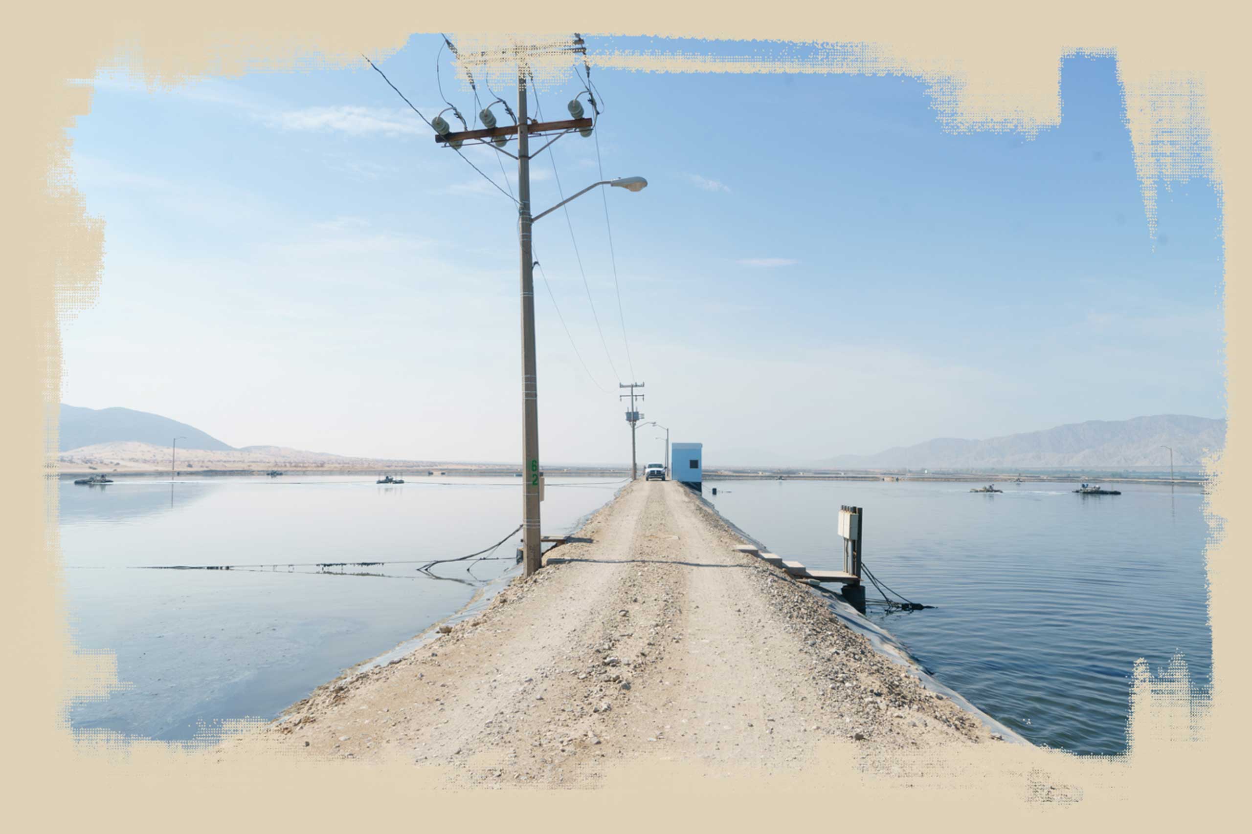 Some of Mexicali's sewage passes through Las Arenitas Wastewater Treatment Plant south of the city.