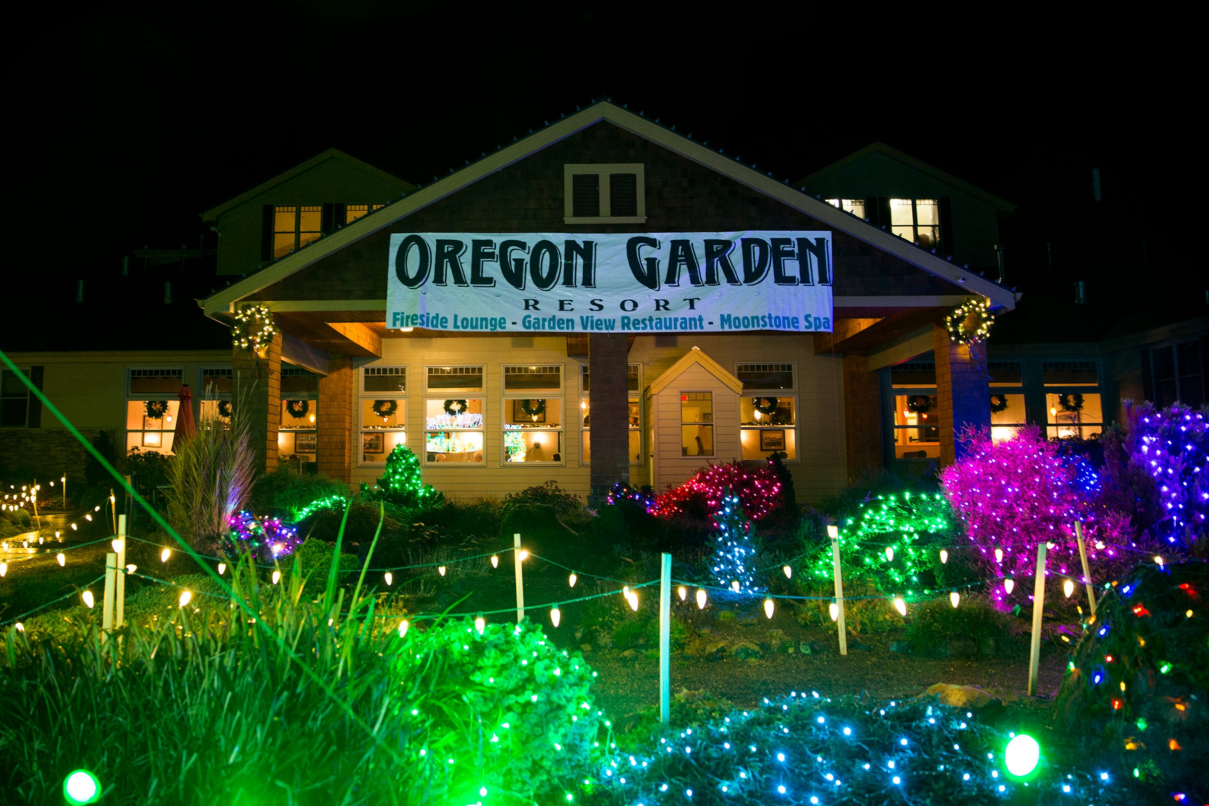 Garden Lights Christmas Oregon Coast