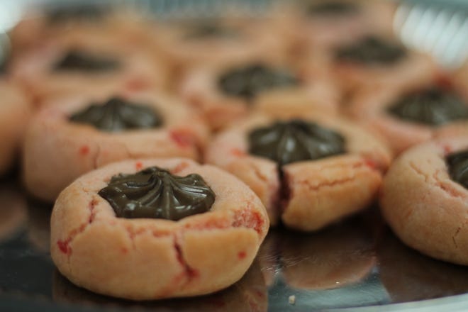Cherry Star Cookies