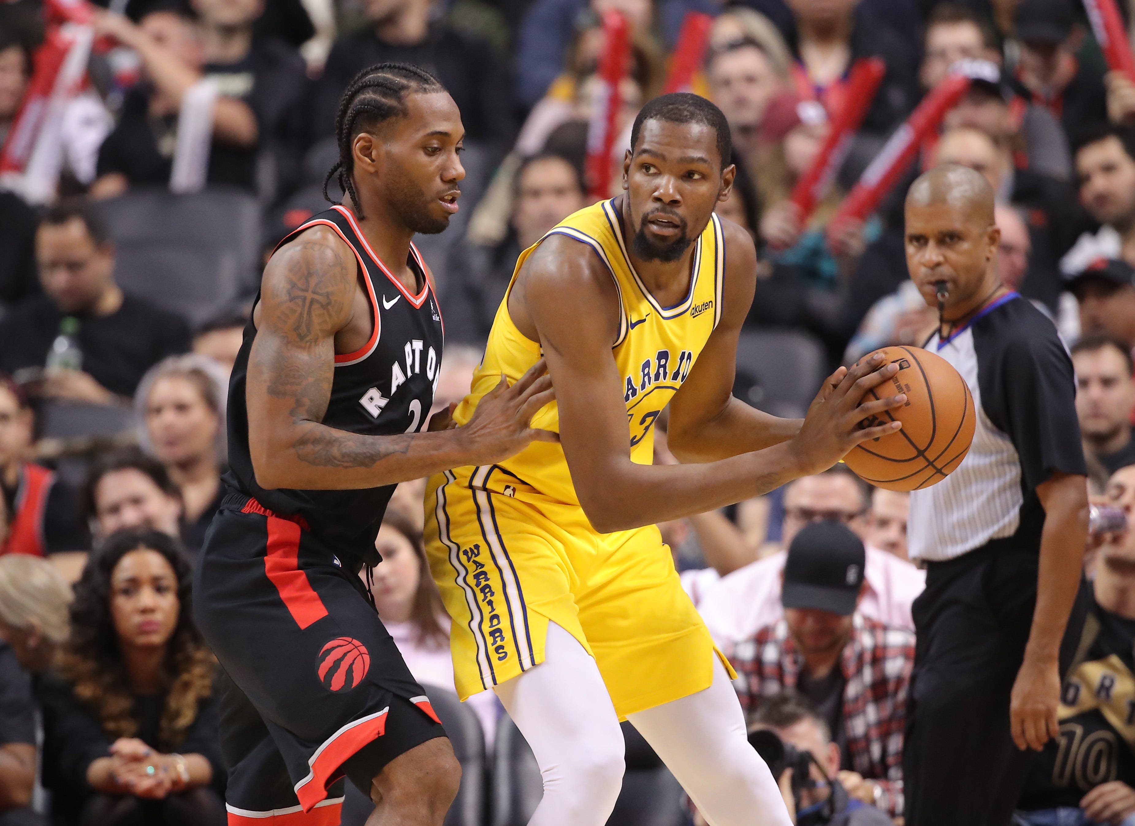 kd in raptors jersey