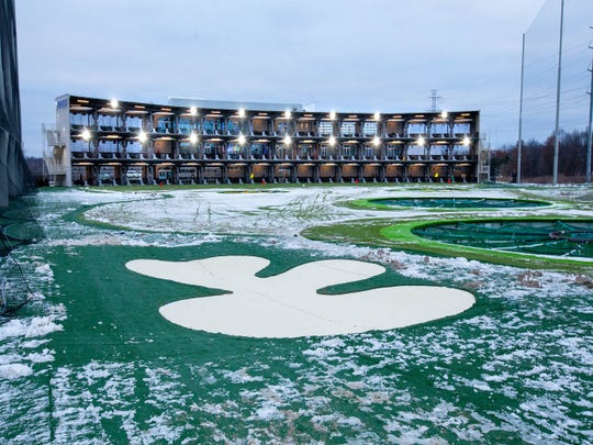 The new Topgolf facility in Auburn Hills.