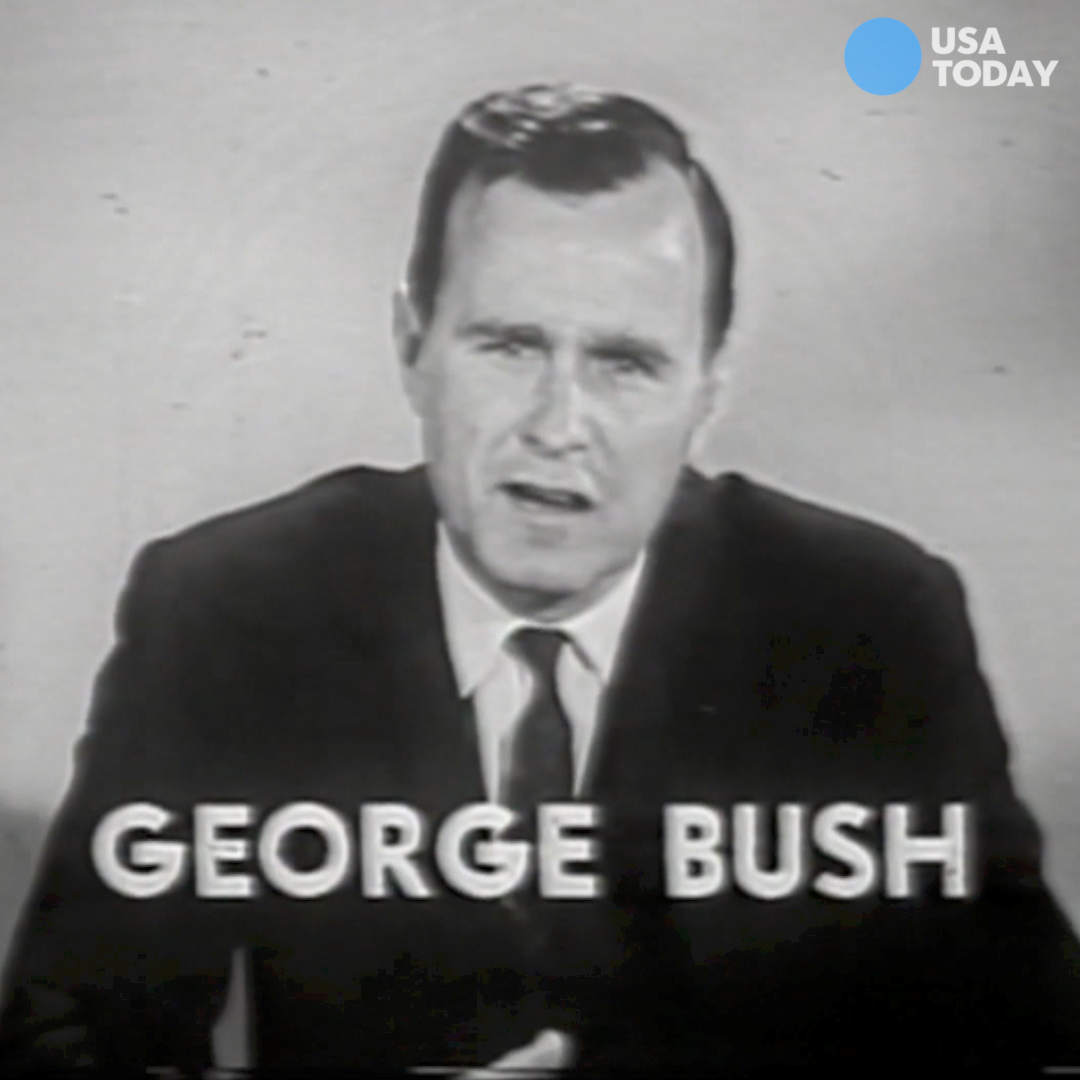 Watch young H.W. Bush's Senate campaign speech