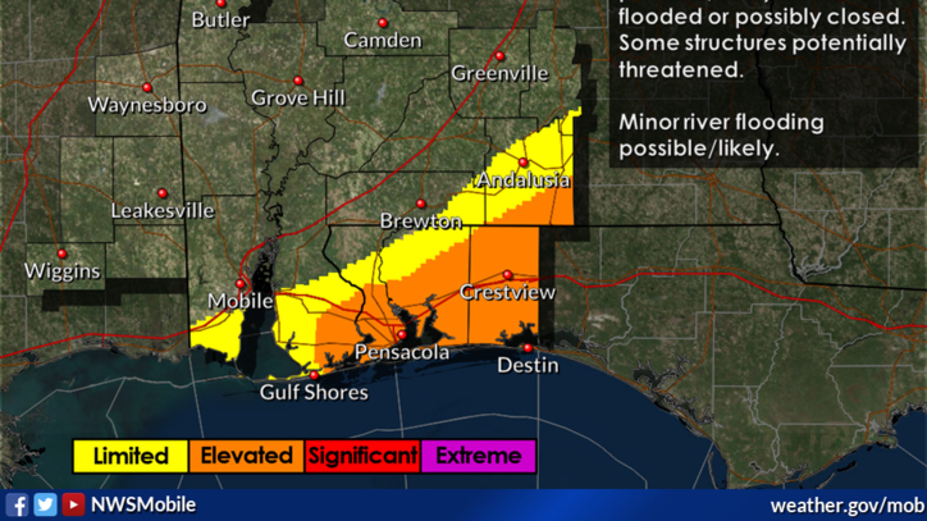 Severe weather threat expected to continue through this evening in