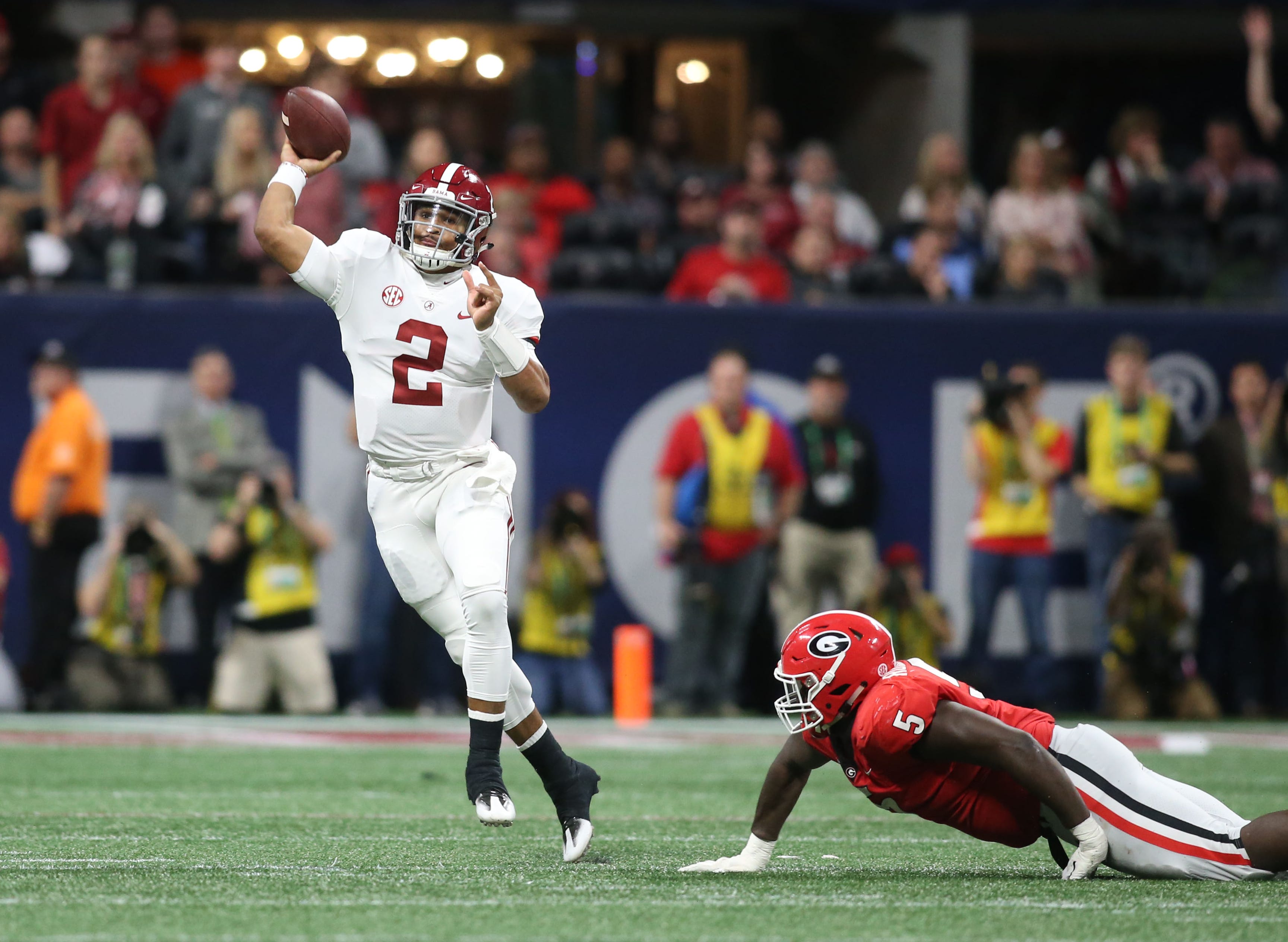 Jalen Hurts Leads Alabama Rally As Tide Beat Georgia For Sec Title