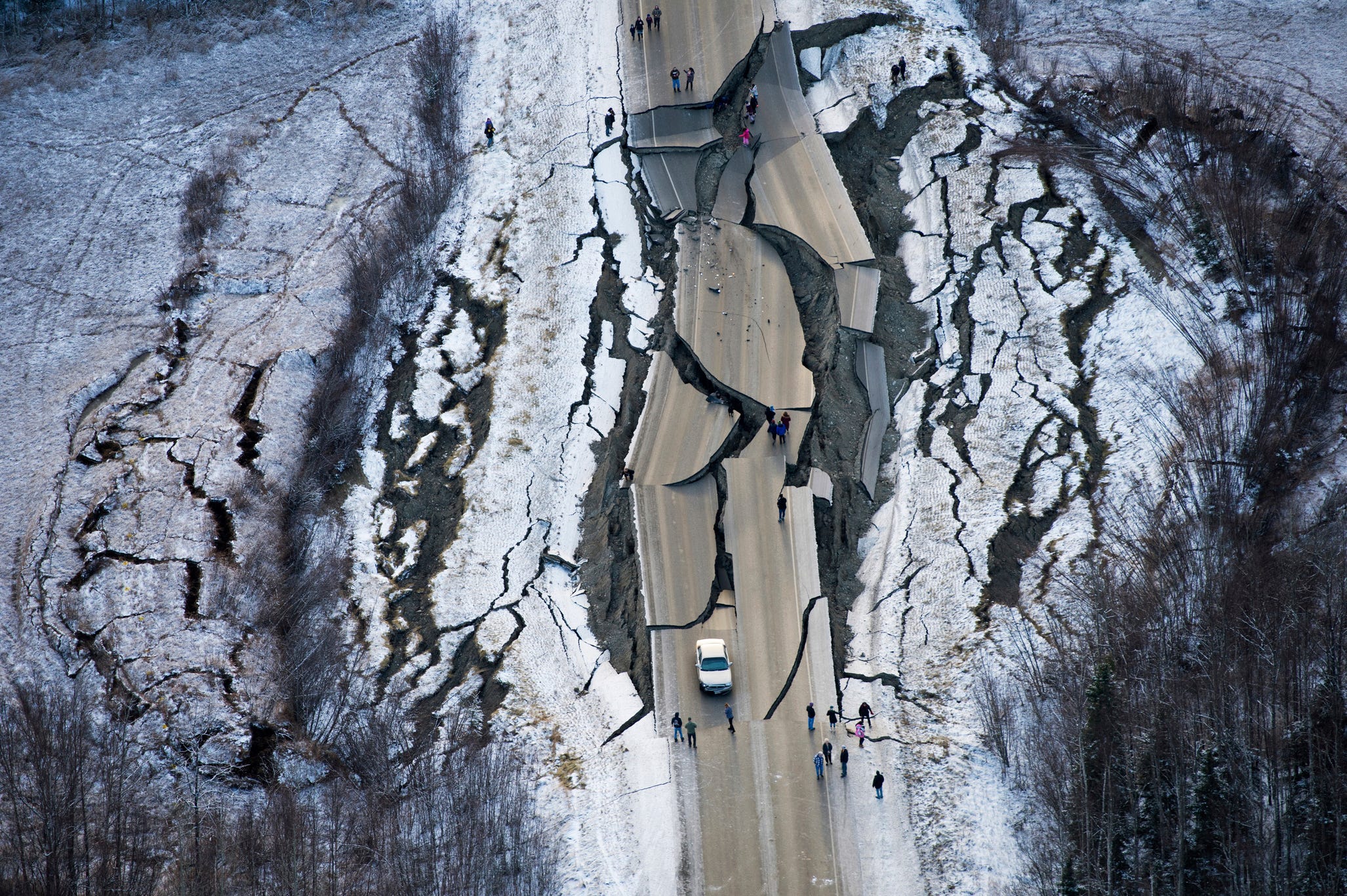 Alaska earthquake Photos and video of the destruction