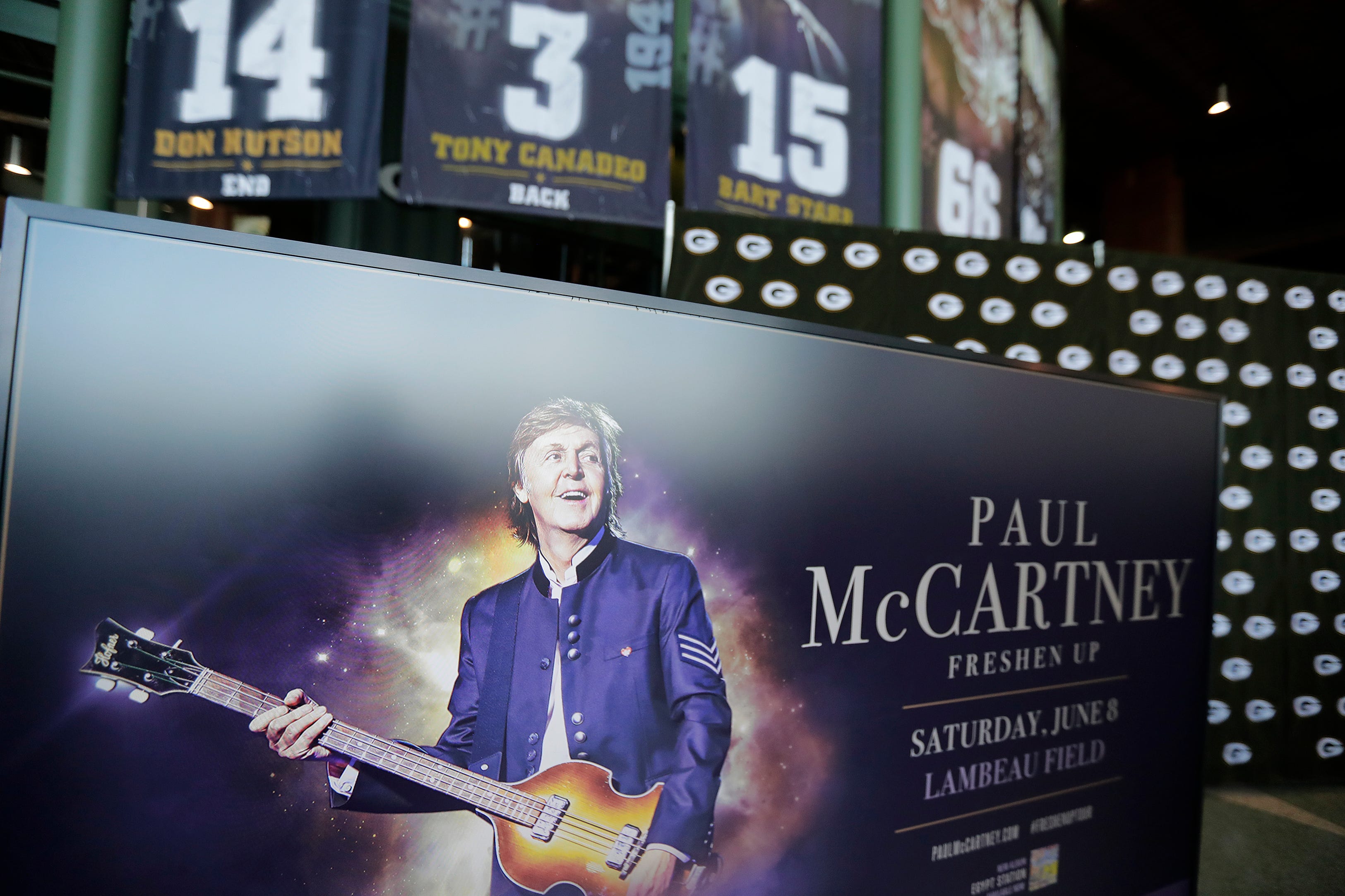 Paul Mccartney Seating Chart Lambeau