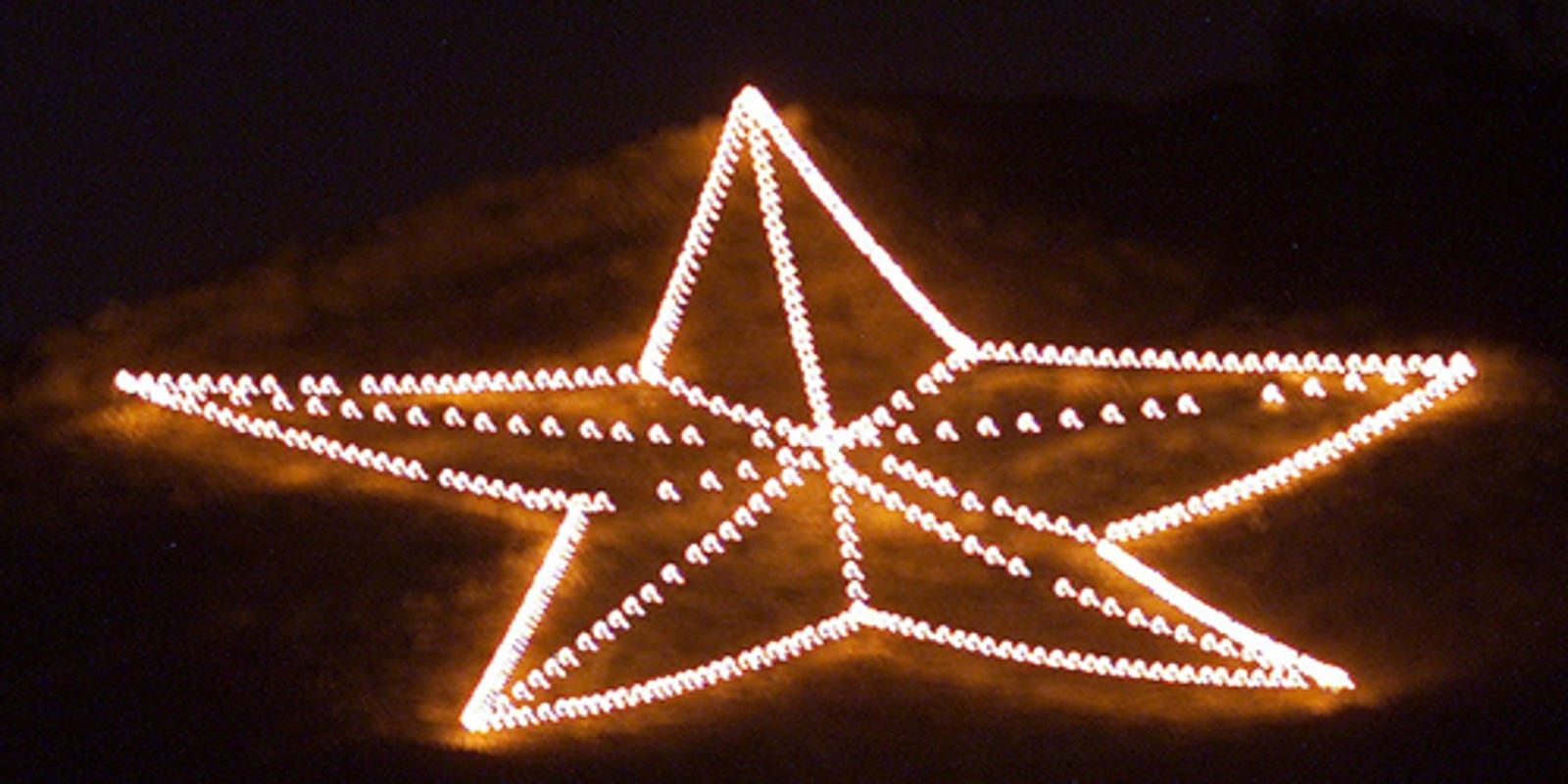 El Paso S Star On The Mountain Originated As Christmas Ornament