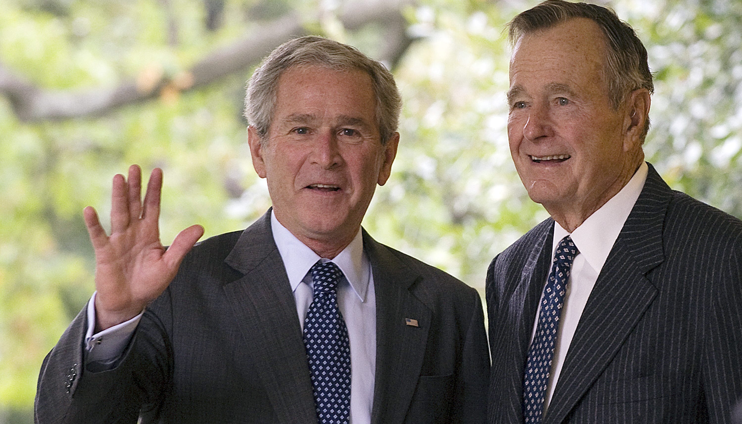 george-h-w-bush-and-george-w-bush-love-and-a-bit-of-a-rivalry