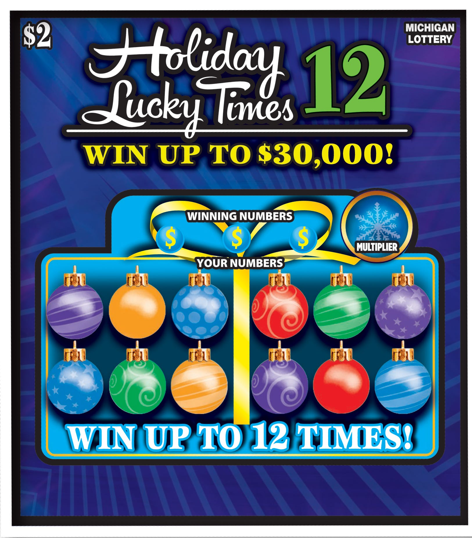 Michigan Lottery instant tickets New holiday scratchoffs