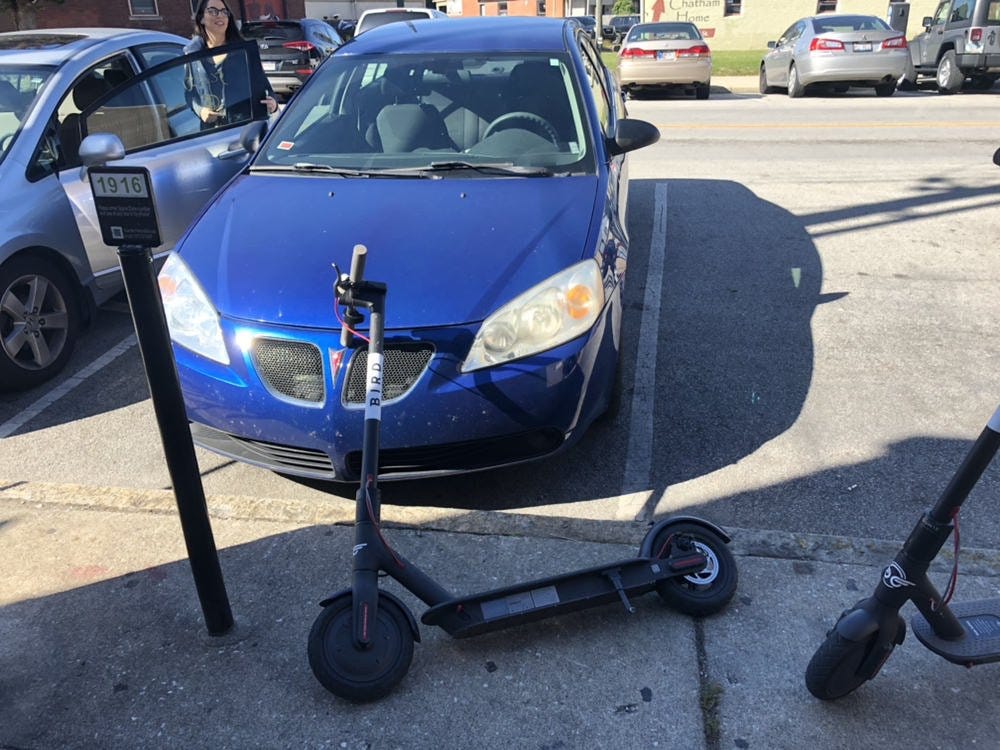 A scooter caused $460 of damage to a car. Bird will only pay for a fraction of repairs.