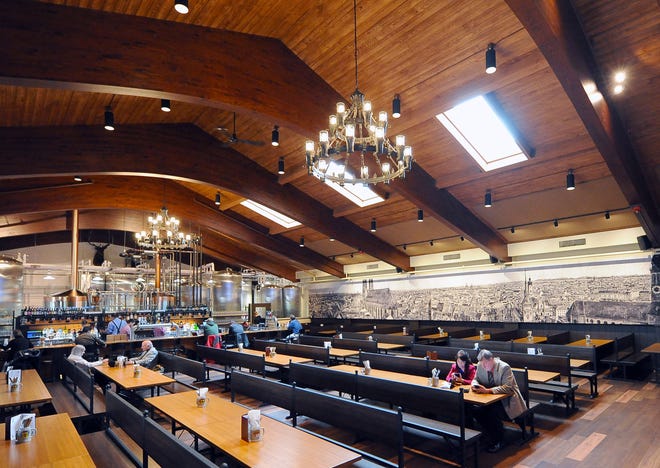 The Bavarian Bierhaus brewpub, in Glendale, includes a beer hall with space for over 300 guests. A developer is dropping plans to bring a Bavarian Bierhaus to Menomonee Falls after the Village Board rejected a proposed loan to help finance the project.