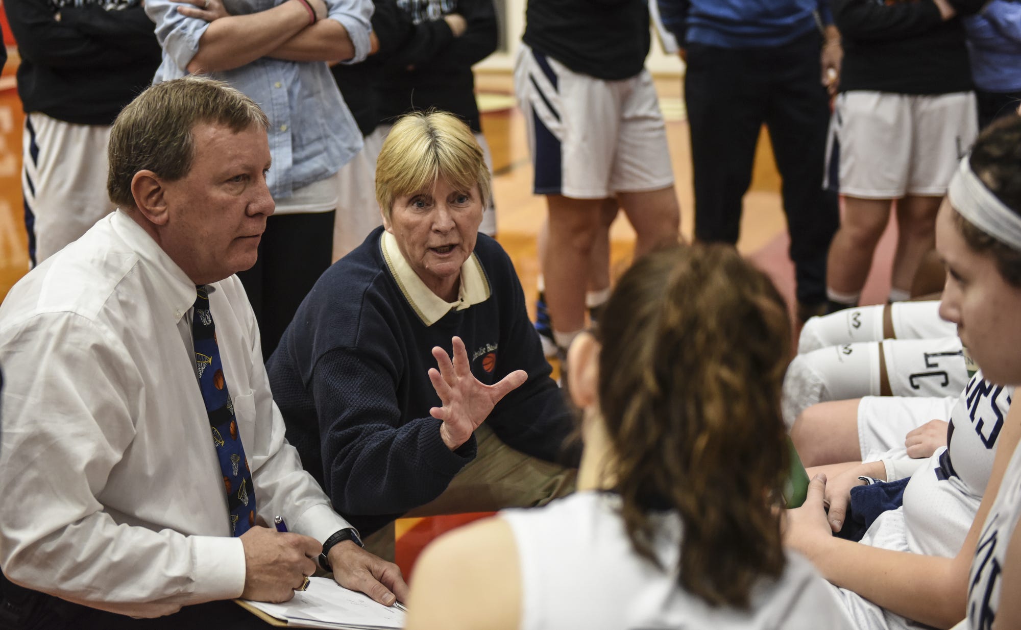 Lebanon Catholic head coach Patti Hower finishes her career with 756 victories