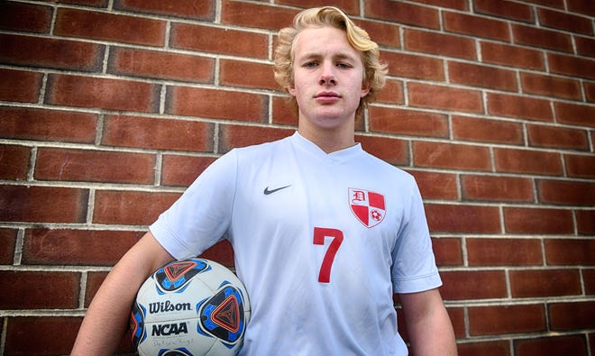 Frank Knapp is the boys' soccer player of the year for The Daily Journal.