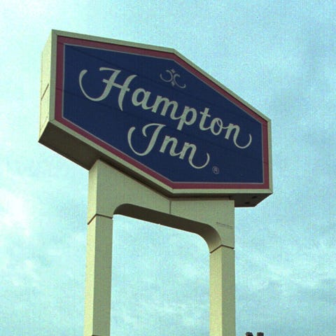 A woman who stayed at the Hampton Inn and Suites i