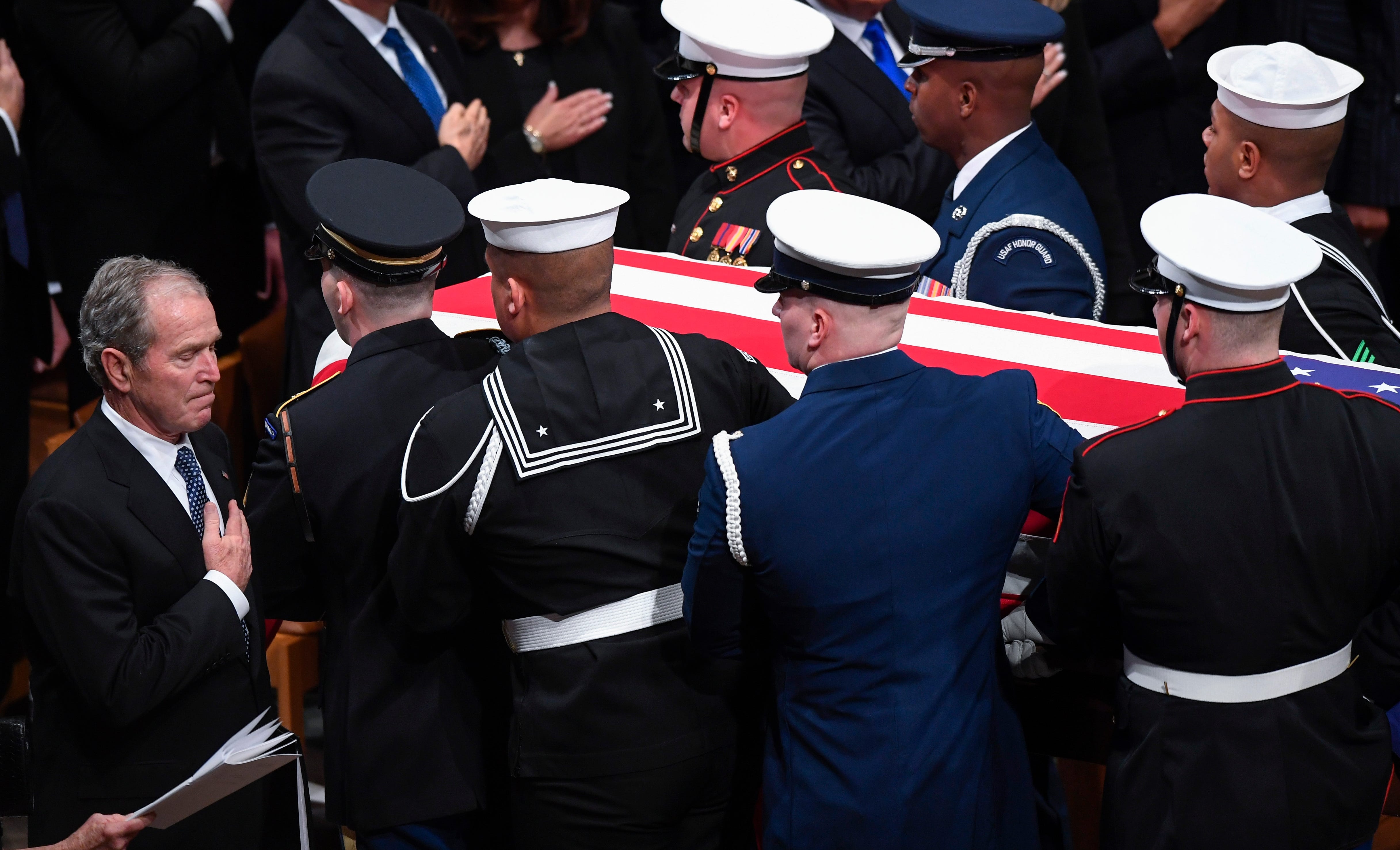 George H.W. Bush funeral: The most powerful photos from the