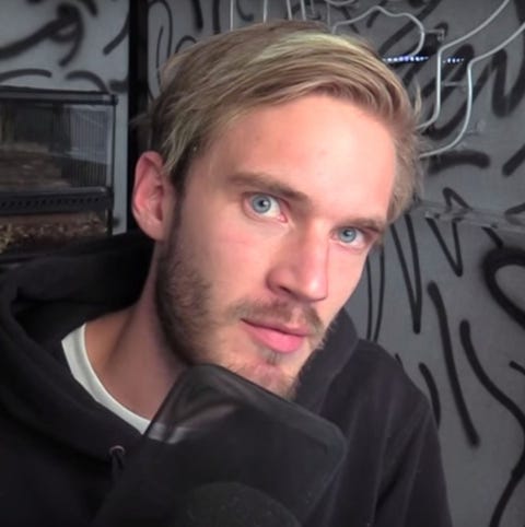 Felix Kjellberg, known by YouTuber's as PewDiePie,