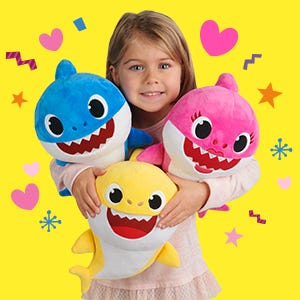 WowWee's baby shark plush toys, based on the popular song of the same name, sold out in just two days on Amazon.