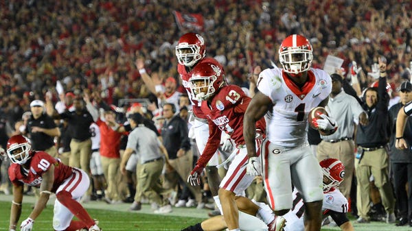 Jan. 1: Georgia Bulldogs running back Sony Michel...