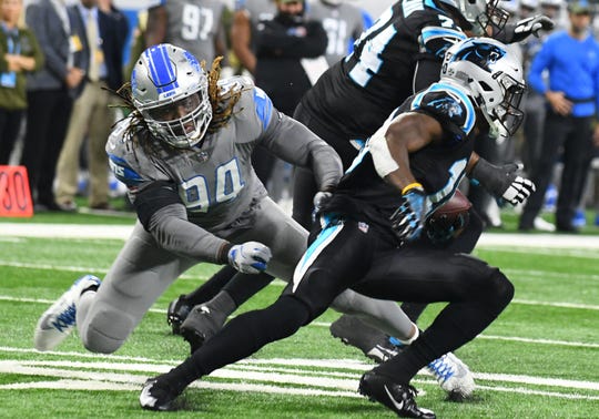Lions defensive Ezekiel Ansah has played in just six games this season, which is likely his last in Detroit.