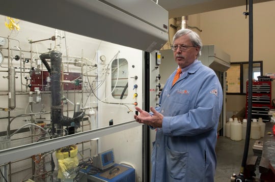 Clemson University Professor Joe Thrasher talks about the tools in one of his labs in Anderson Thursday, Dec. 06, 2018.