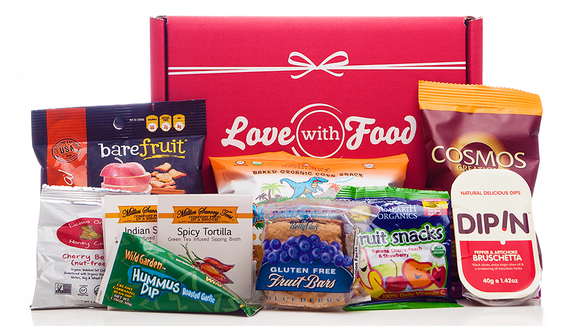 This company offers all-natural and gluten-free snack boxes.