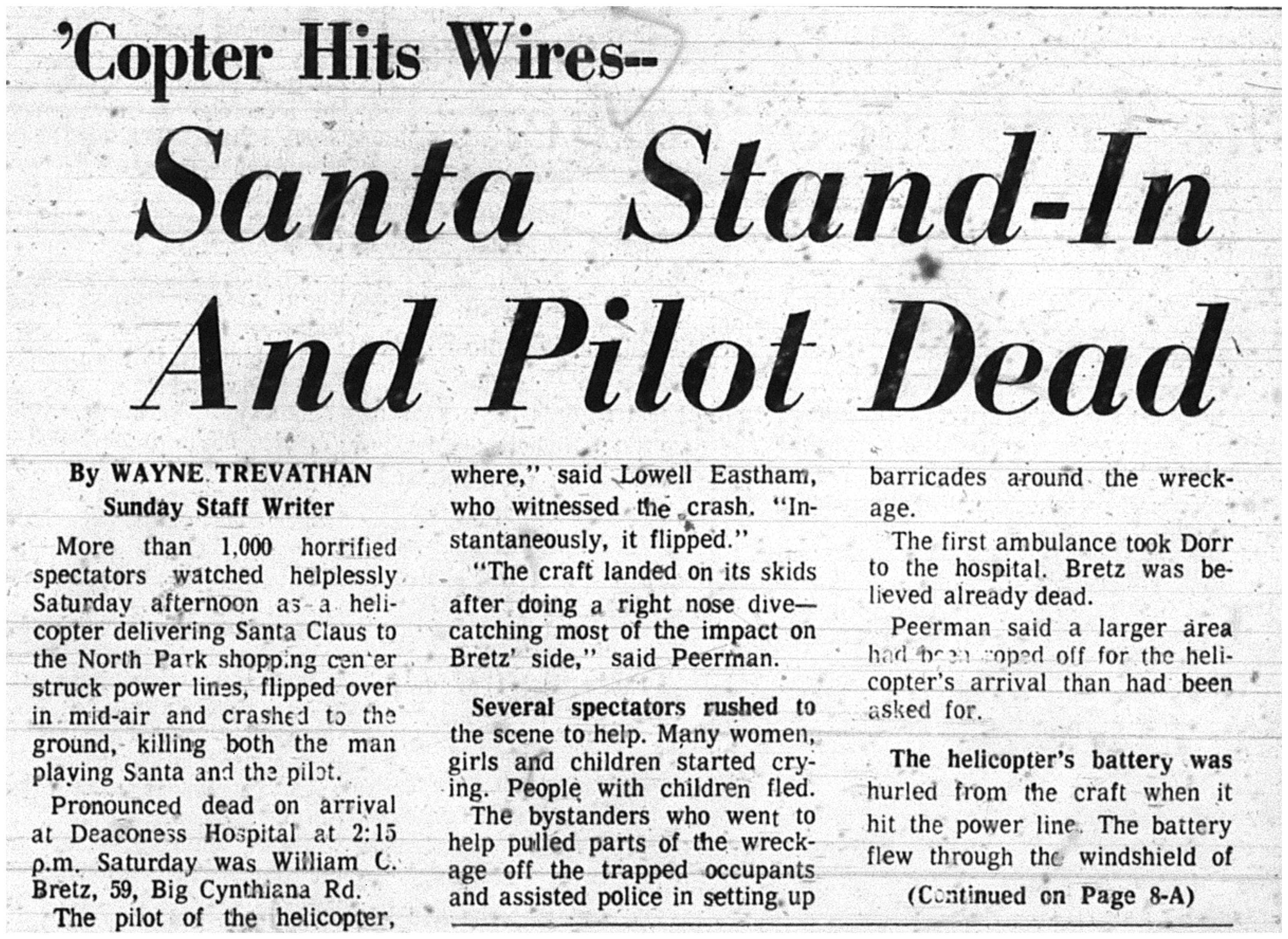 History Lesson The day Santa Claus died