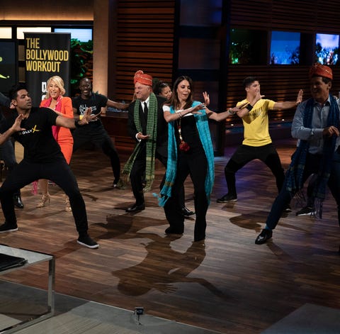 Guest sharks Rohan Oza and Bethenny Frankel are...