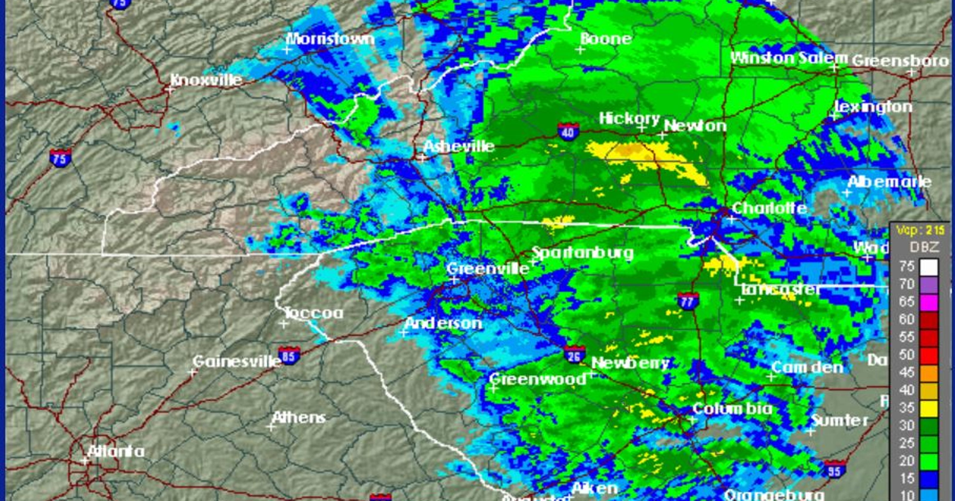 National Weather Service weather predictions in Asheville, WNC